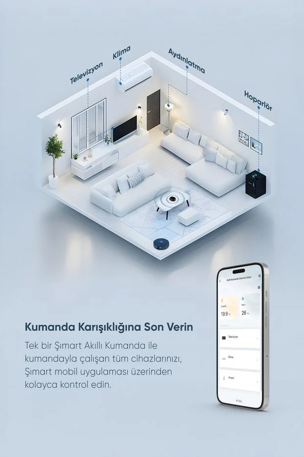Akıllı Ir Wifi Kumanda - Kumandalı Cihazlarınızı Akıllandırın